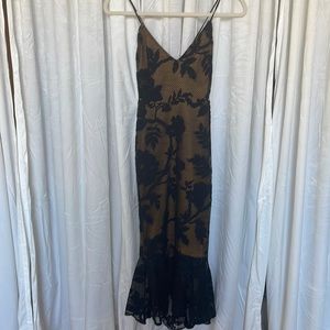 ASOS lace dress midi